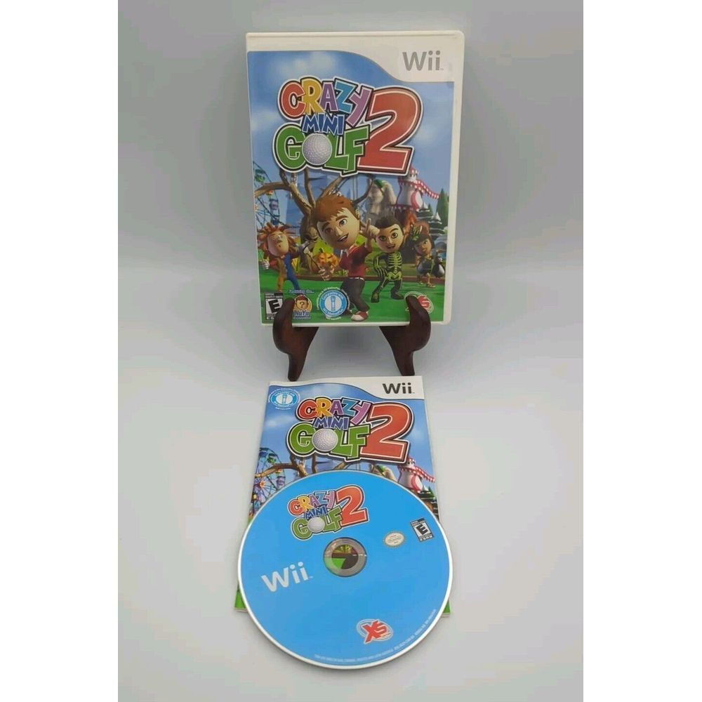 Crazy Mini Golf 2 (Nintendo‎ Wii, 2006) Complete - CIB Manual Included